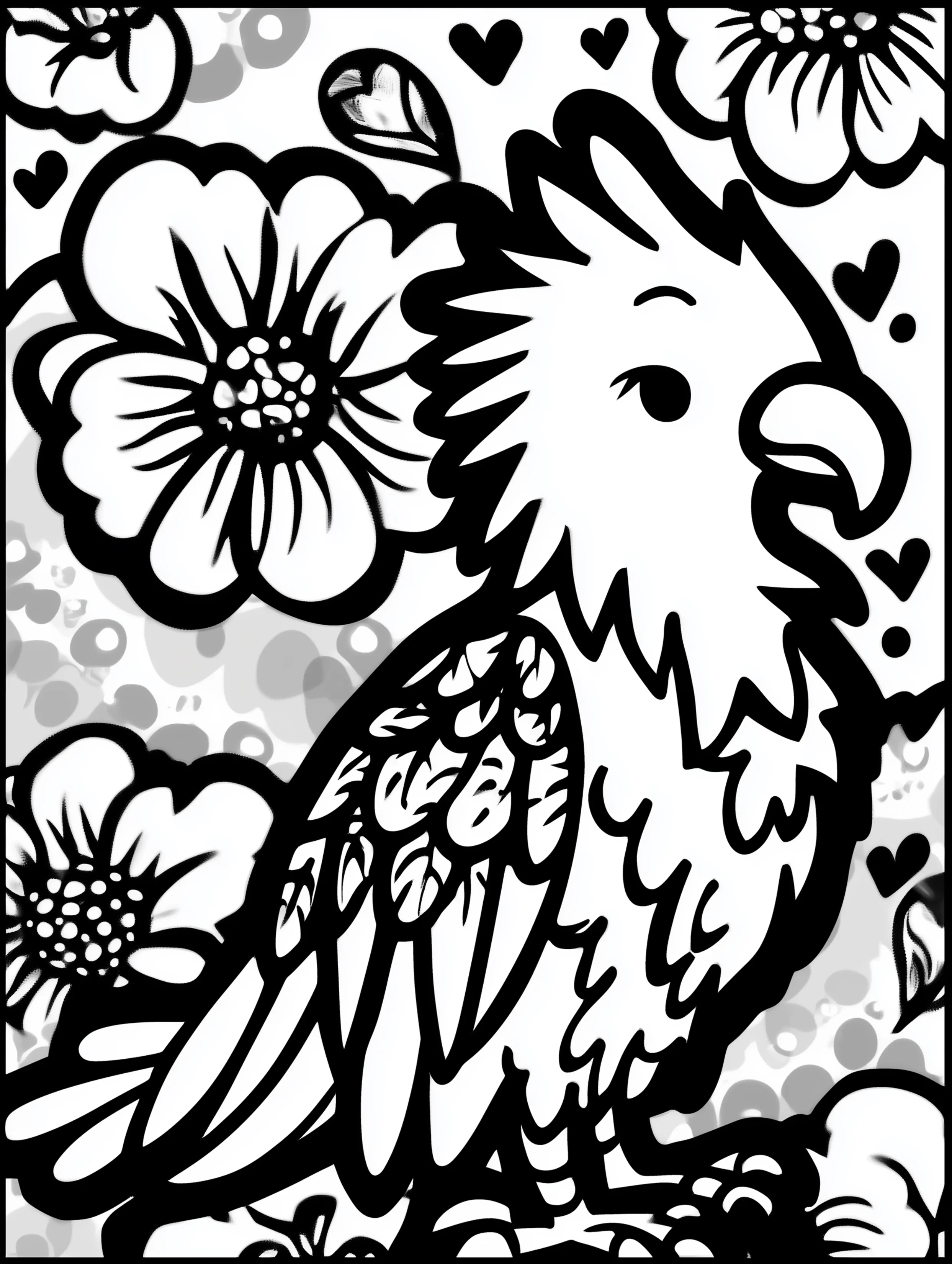 Free printable eagle coloring page for adults featuring a perched eagle